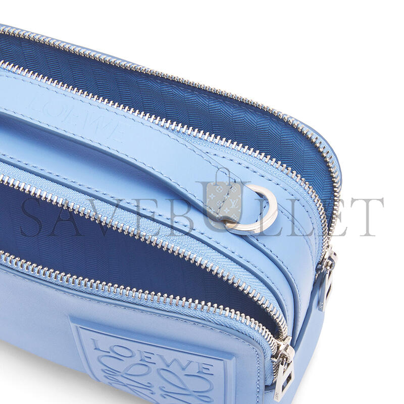 LOEWE MINI CROSSBODY CAMERA BAG IN SATIN CALFSKIN C565R41X05 (18*13*8.5cm)